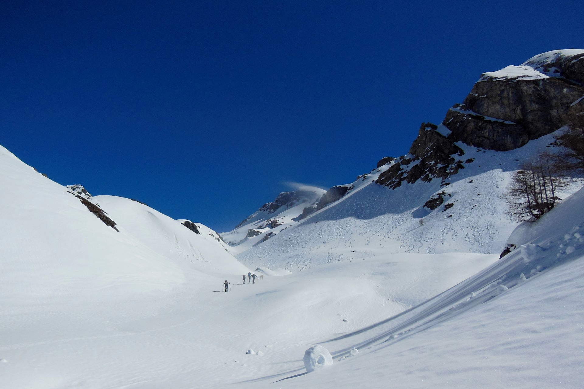 Nel vallone superiore