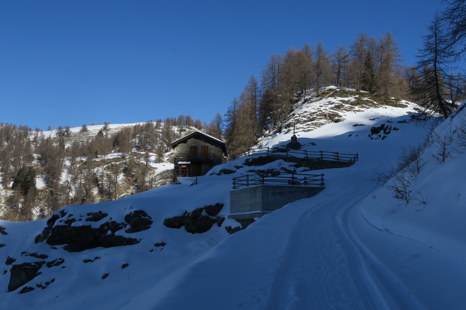 Arrivo all'alpe Charrey-Dessus