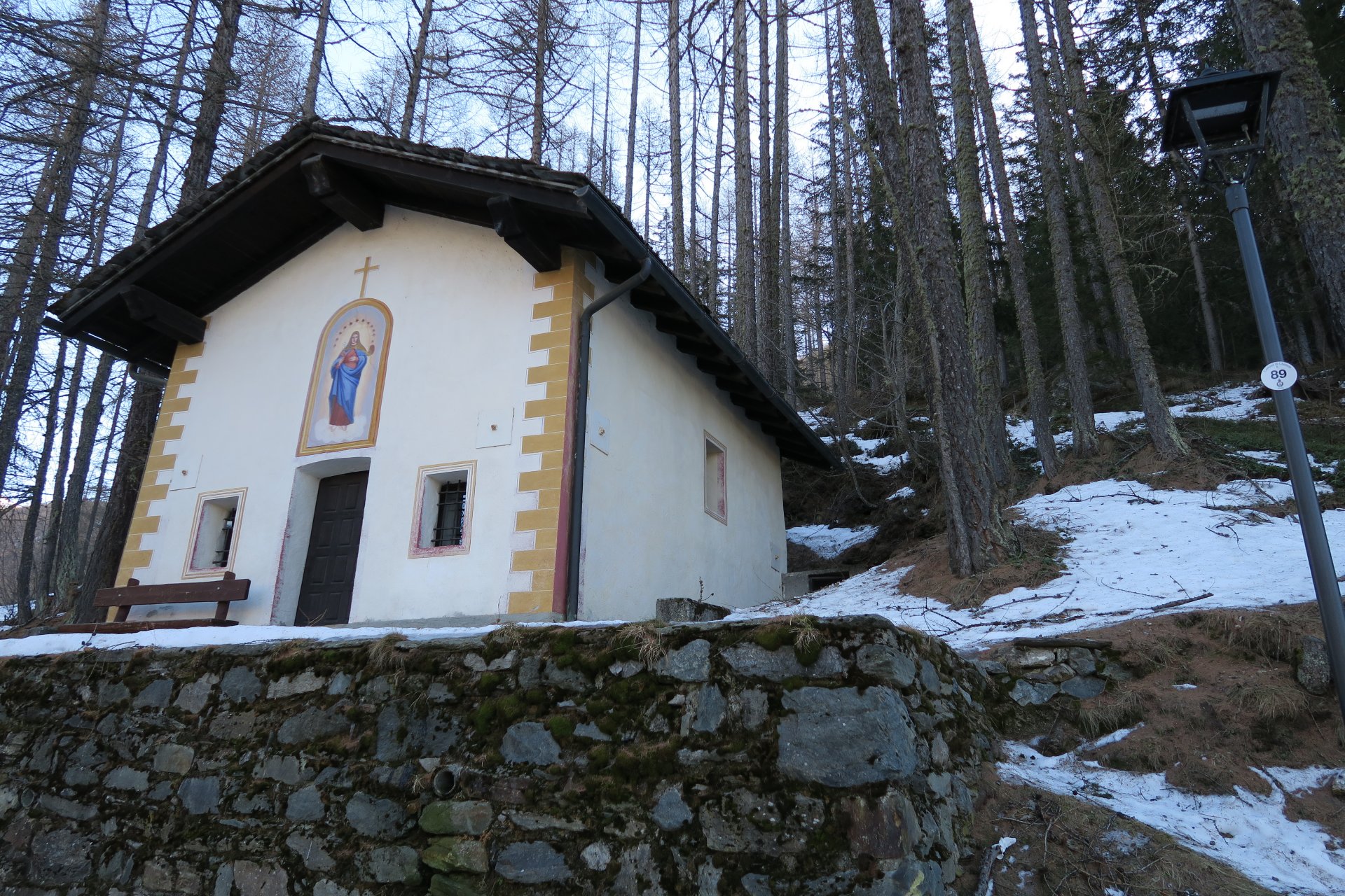 La cappella dedicata alle SS. Trinità