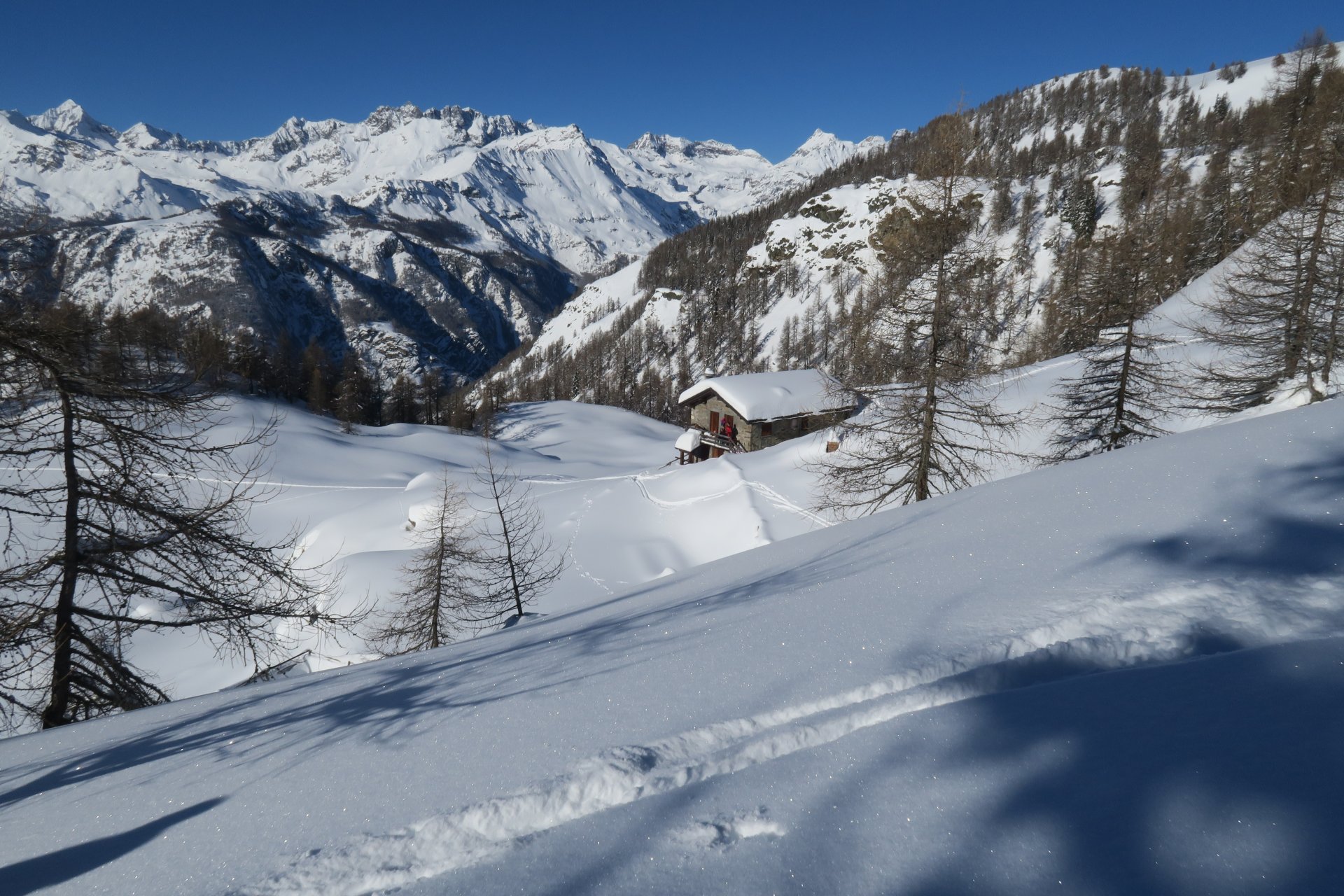 Arrivo all'alpe Charrey-Dessus