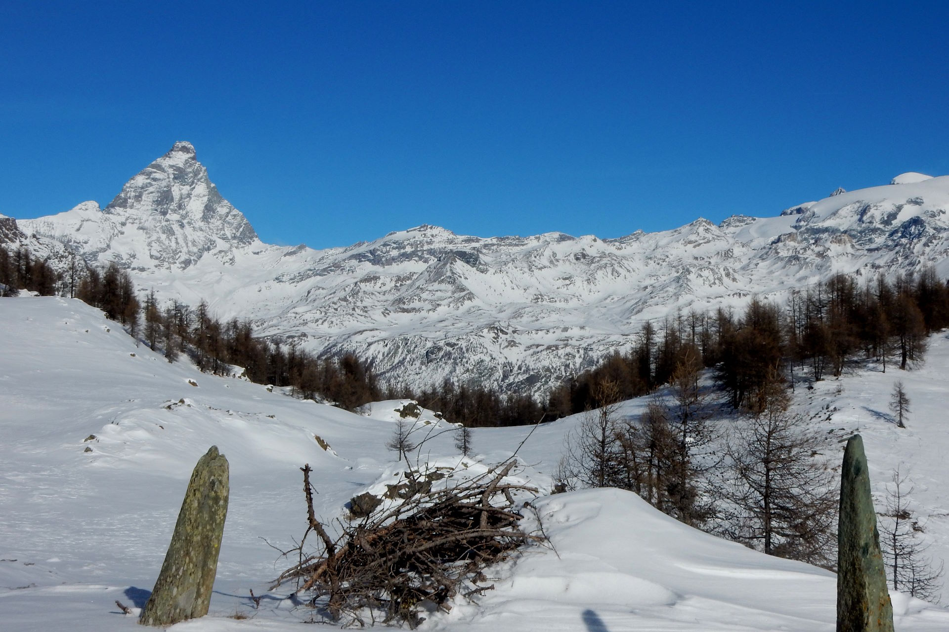 La vista sul Cervino