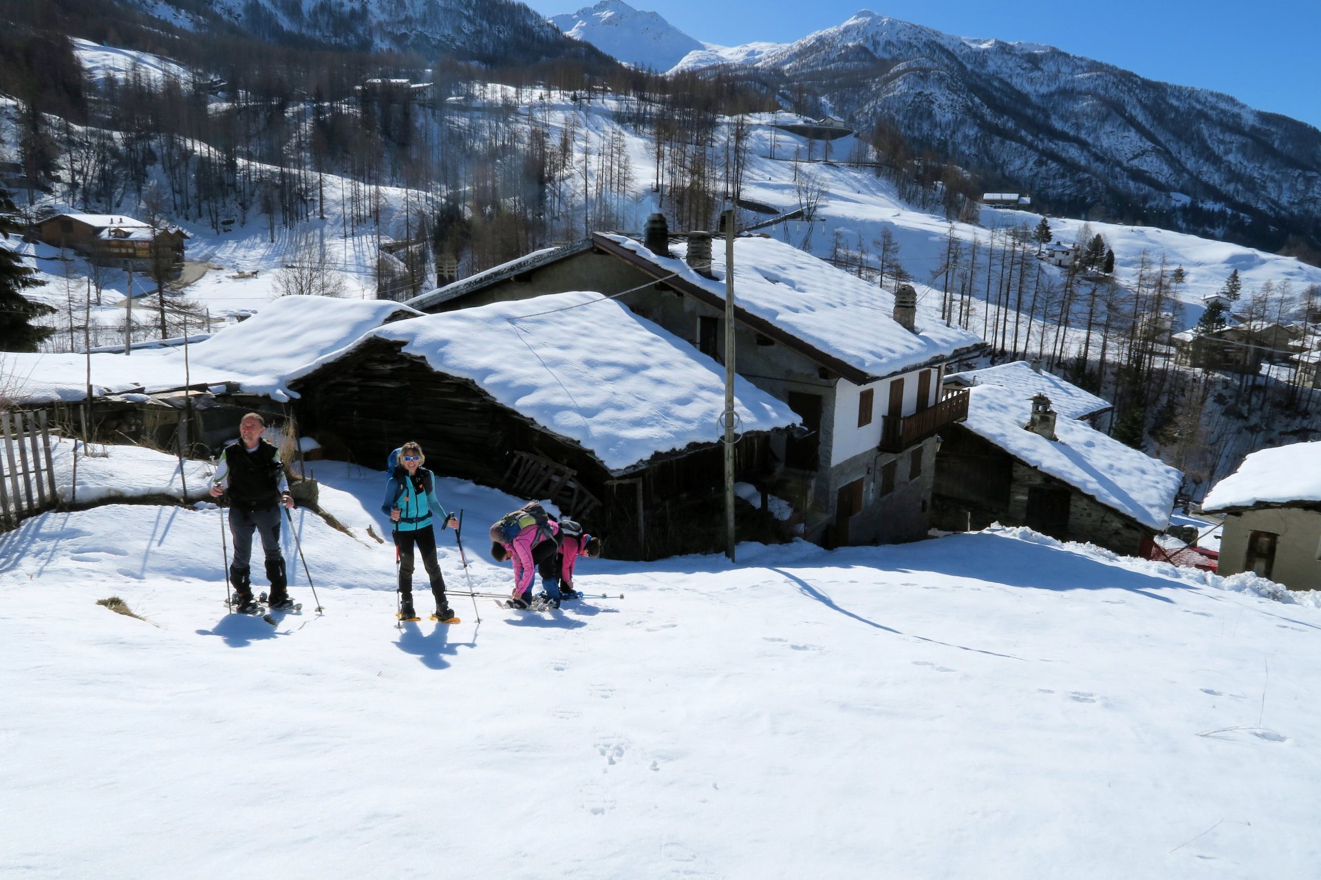 Partenza dal villaggio di Loz